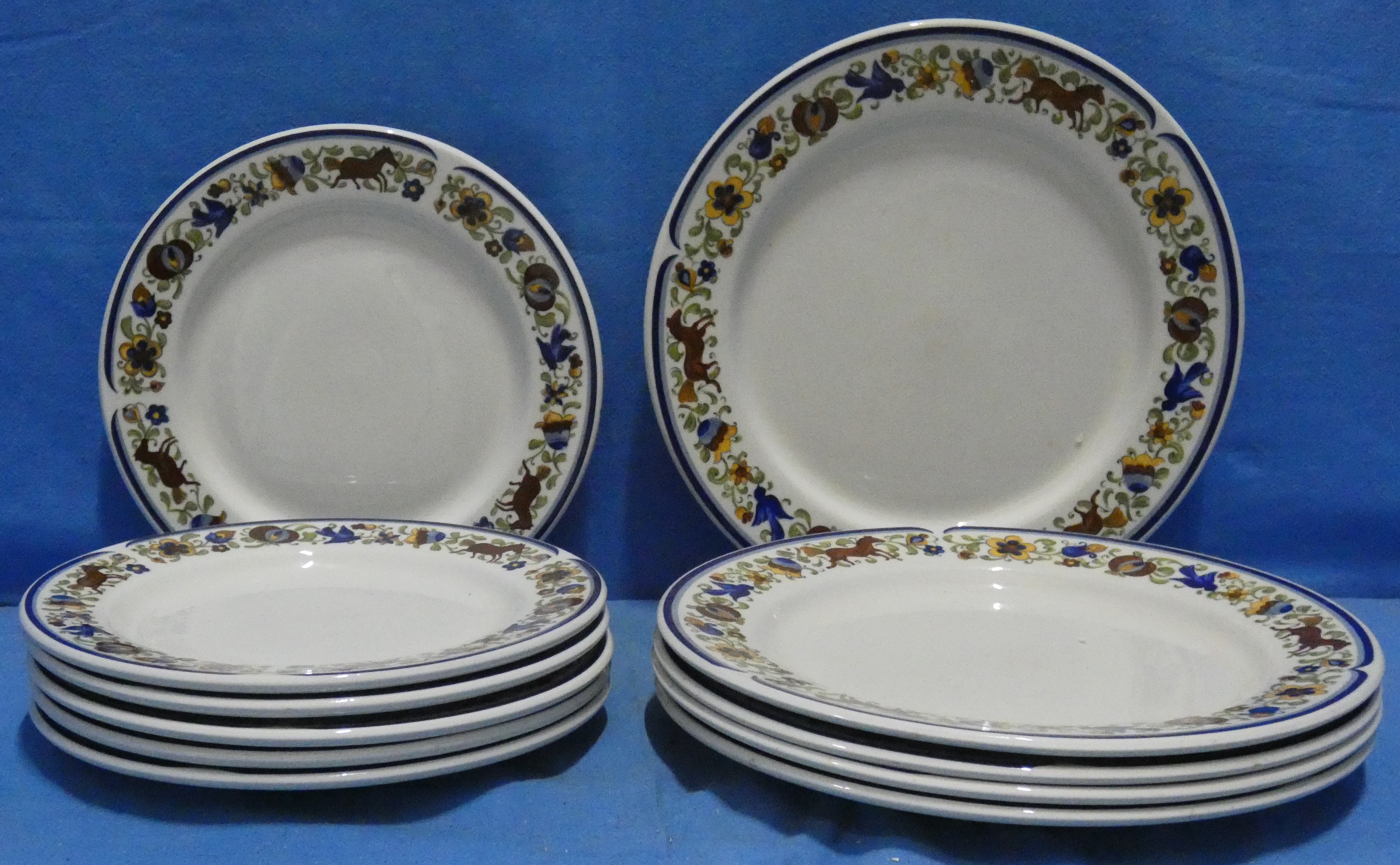 art nr: 1248 vintage Villeroy en Boch ontbijtstel