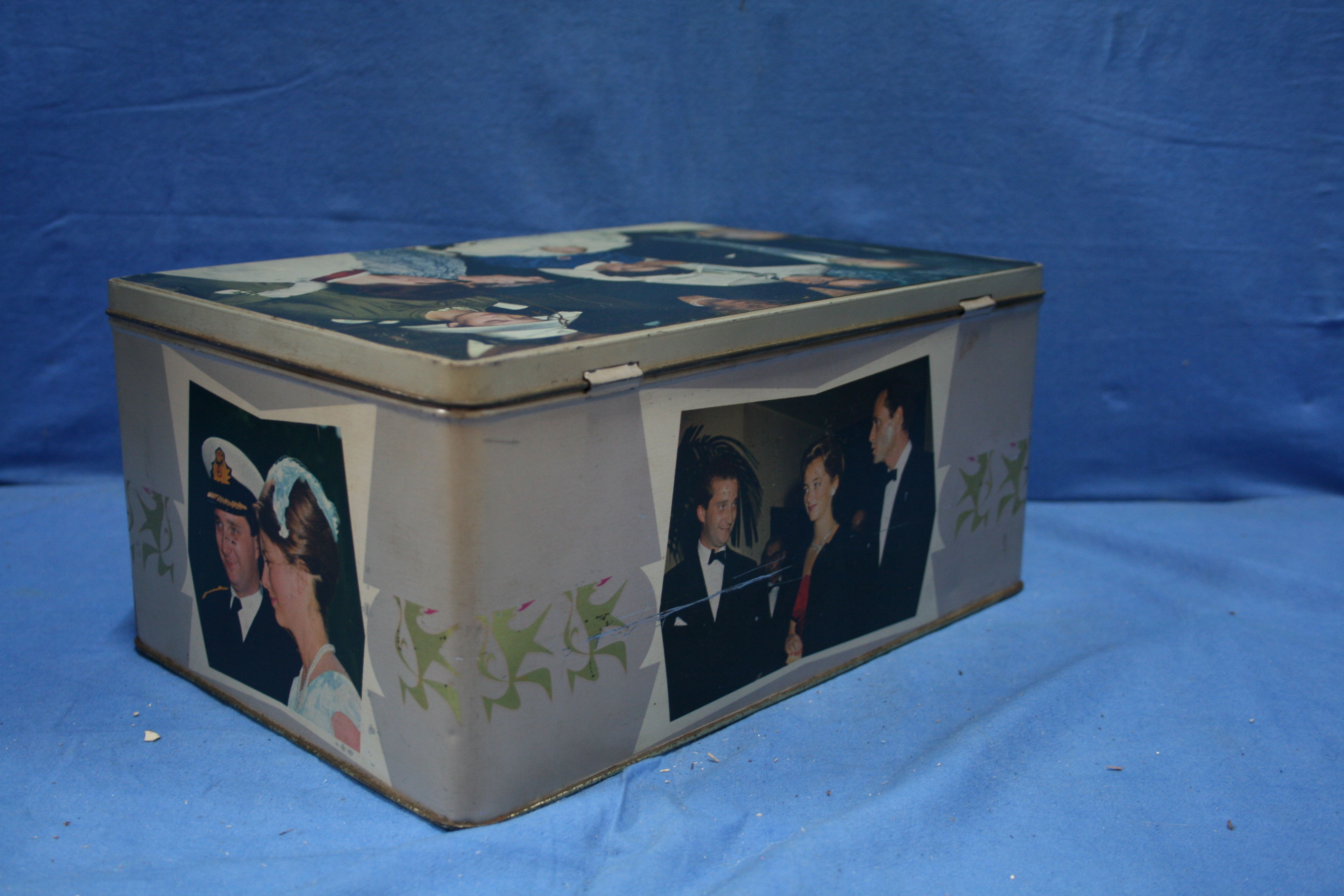 art nr: 715 vintage royalty koekjes trommel
