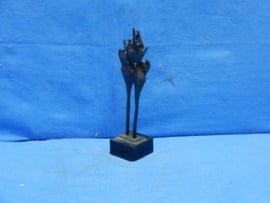 art nr: 753 vintage bronzen kunstwerkje