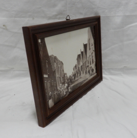 art nr: 954 vintage placebo schilderijtje, Langenoordstraat Zevenbergen