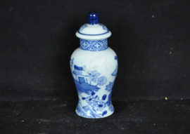 art nr: 1587 vintage Delft Blauw klein vaasje
