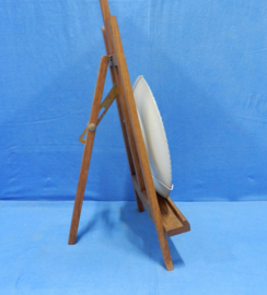 art nr: 890 antiek keramieken Japans delft blauw bord