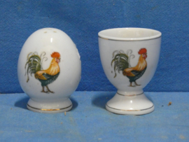 art nr: 1294 vintage eierdopje met zoutvaatje