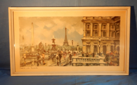 art nr: 50 schilderij van Paris de La-Concorde