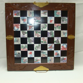 art nr: 382 schaakspel van speksteen