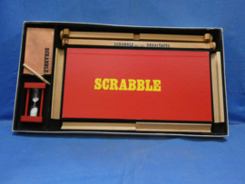 art nr: 1023 vintage Scrabble met draaitafel gezelschap spel