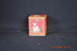art nr: 1579 vintage poezenblik met foto's