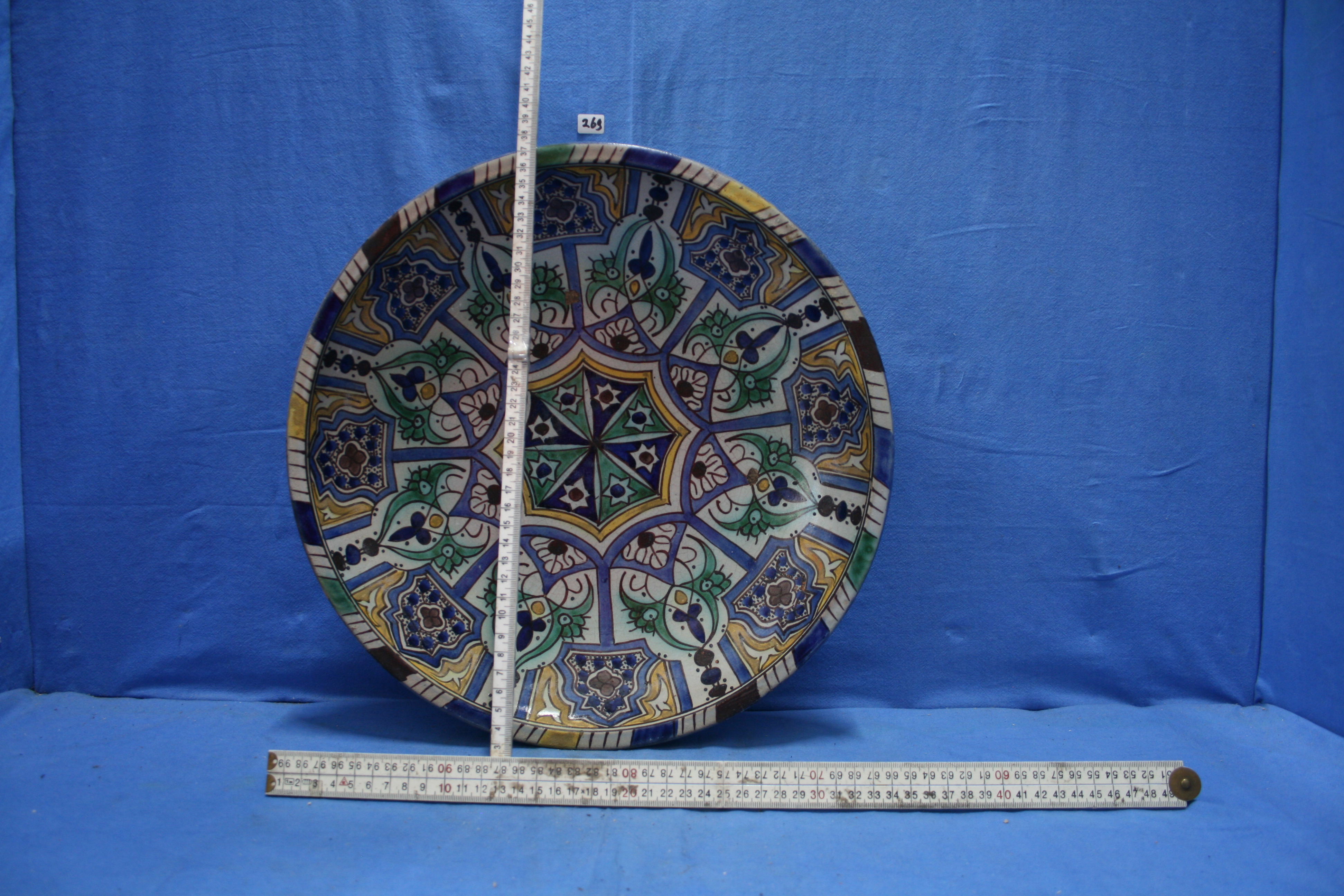 art nr: 11 Spaanse vintage pasta schotel