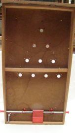 art nr: 303 houten knikker flipperkast