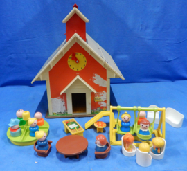 art nr: 737 vintage Fisher Price woonhuis