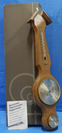 art nr: 552 vintage barometer met temperatuurmeter en hygrometer