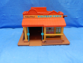 art nr: 735 vintage Fisher Price Sheriff office en Blacksmid