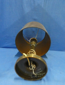 art nr: 1308 vintage koperen schemerlamp