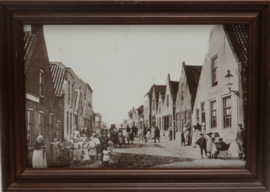 art nr: 954 vintage placebo schilderijtje, Langenoordstraat Zevenbergen