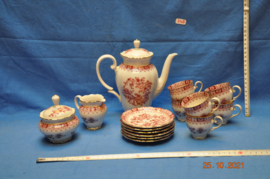 art nr: 248 vintage thee set van Theresiared Porselein