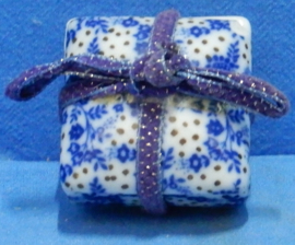 art nr: 1061 vintage delft blauw snuifpotje