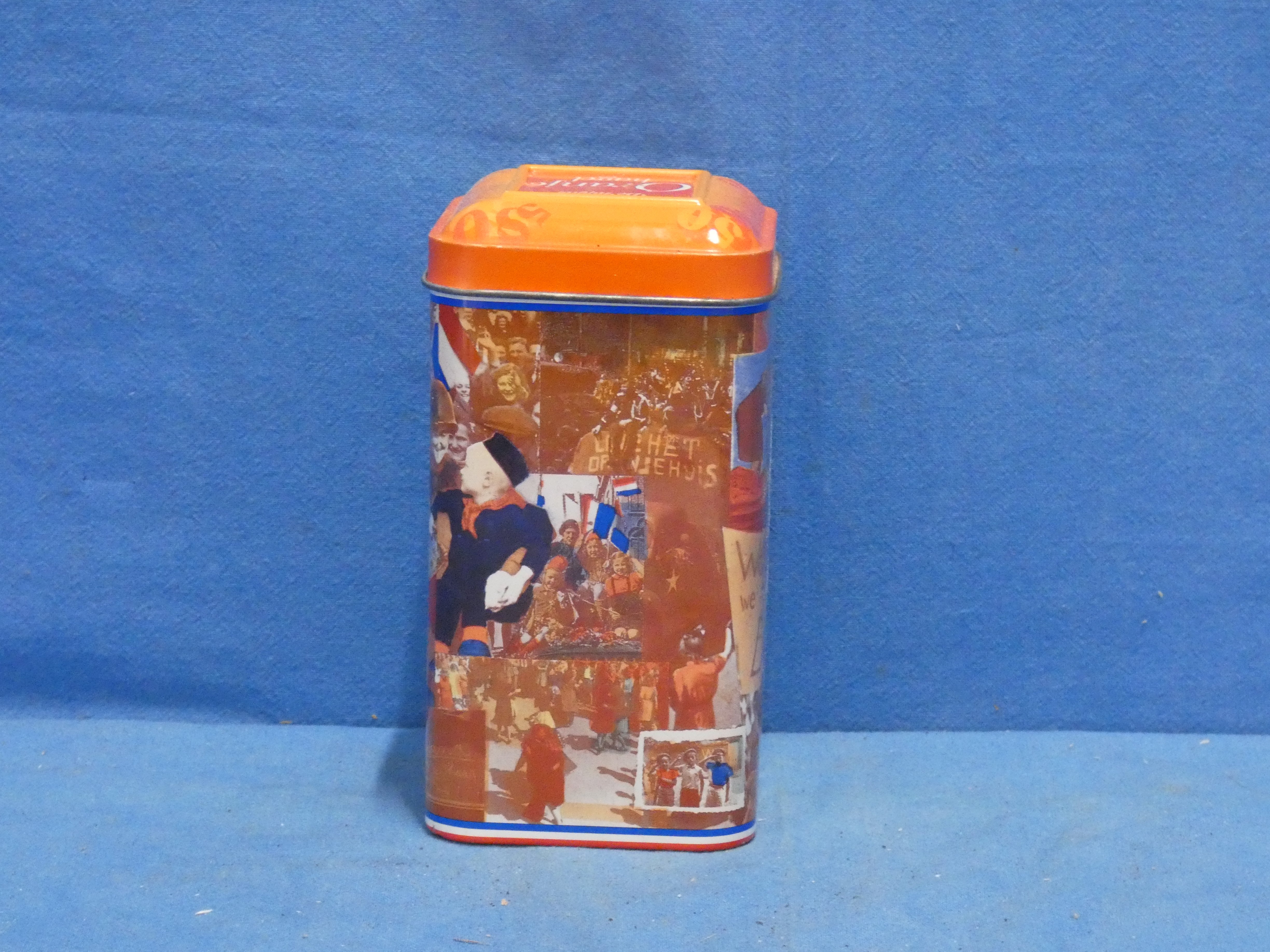 art nr: 1223 vintage blik van Oranje Hagel