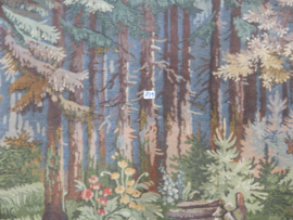 art nr: 839 vintage sprookjes wandkleed van roodkapje
