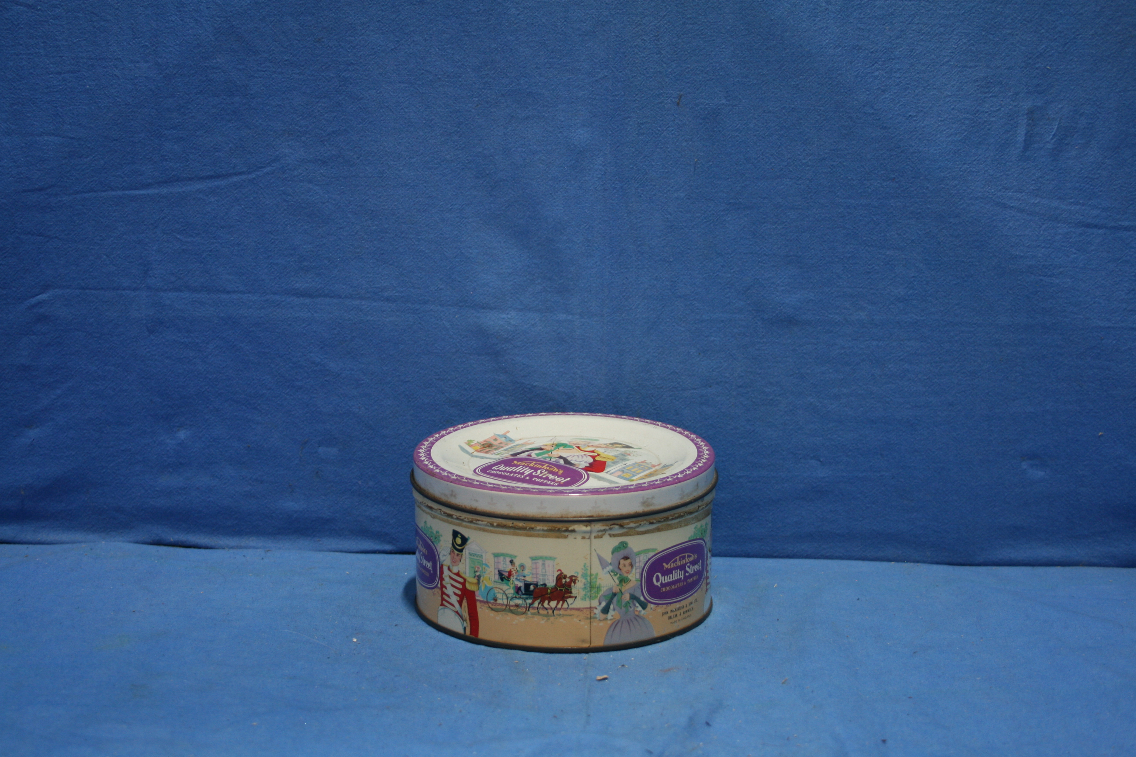 art nr: 492 vintage Mackintosh's Quality street blik