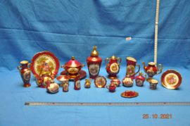 art nr: 273 vintage Imoges keramieke D'art France set