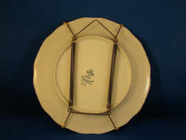 art nr: 12 vintage 22 karaat gouden decoratief wandbord