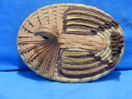 art nr: 684 vintage rotan eenden deksel