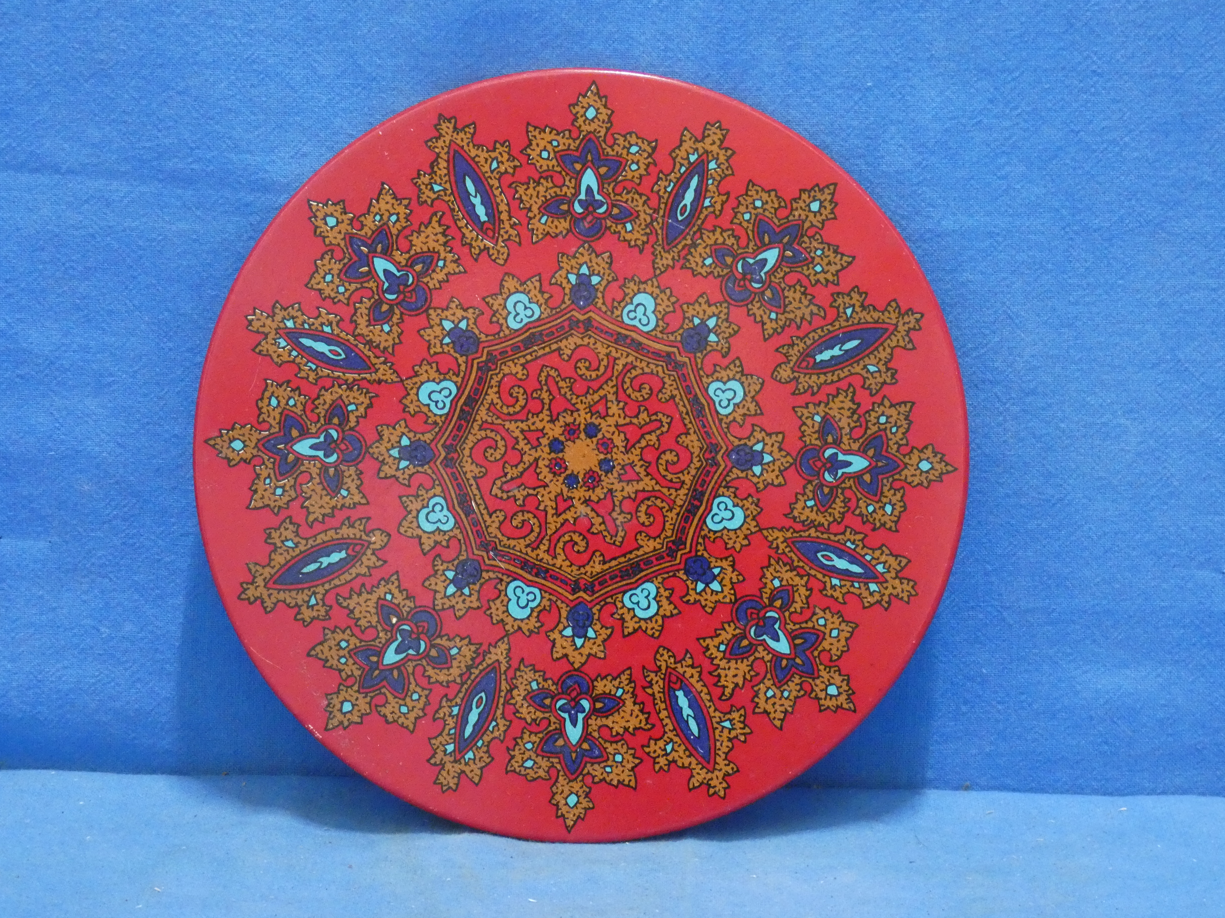 art nr: 1190 vintage pannen onderlegger