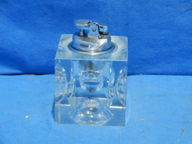 art nr: 744 vintage glazen aansteker