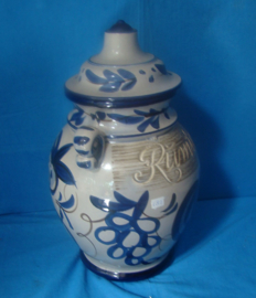 art nr: 187 vintage Rumtopf pot met deksel