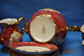 art nr: 252 vintage Schaller Weisen Set 22 karaat gold plated
