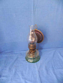 art nr: 205 vintage glazen olielamp