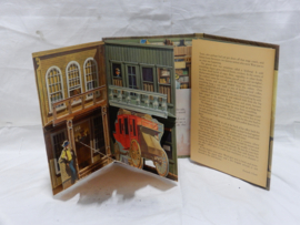 art nr: 952 vintage pop-up panorama boek, A Western Town