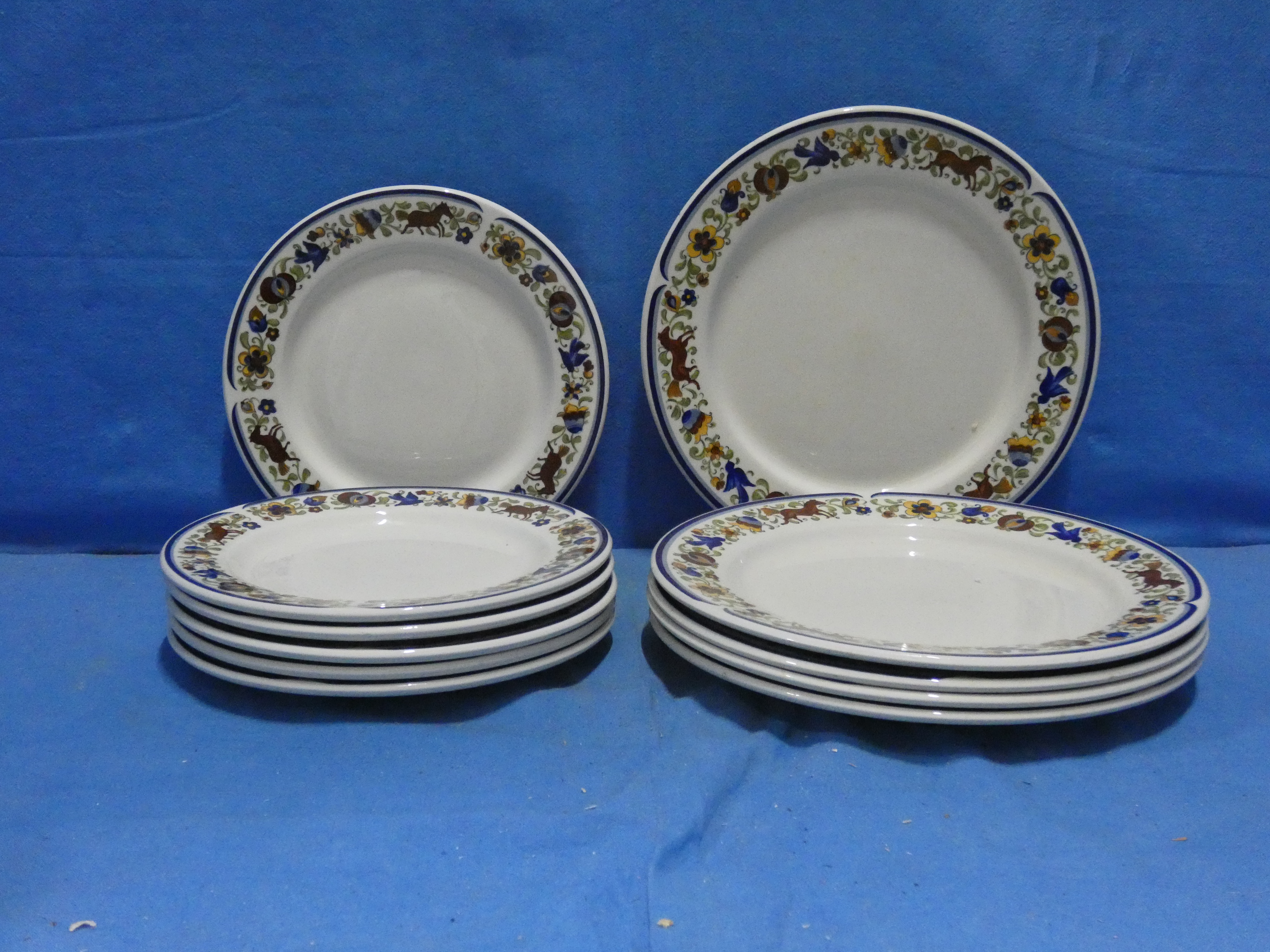 art nr: 1248 vintage Villeroy en Boch ontbijtstel