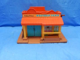 art nr: 735 vintage Fisher Price Sheriff office en Blacksmid