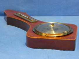 art nr: 1286 vintage weerstation Barometer en thermometer