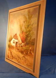 art nr: 29 schilderij van Sch'reur boerderij