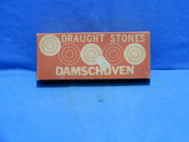 art nr: 1065 vintage doos vol met damschijven