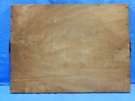art nr: 689 vintage dienblad ingelegd met kant