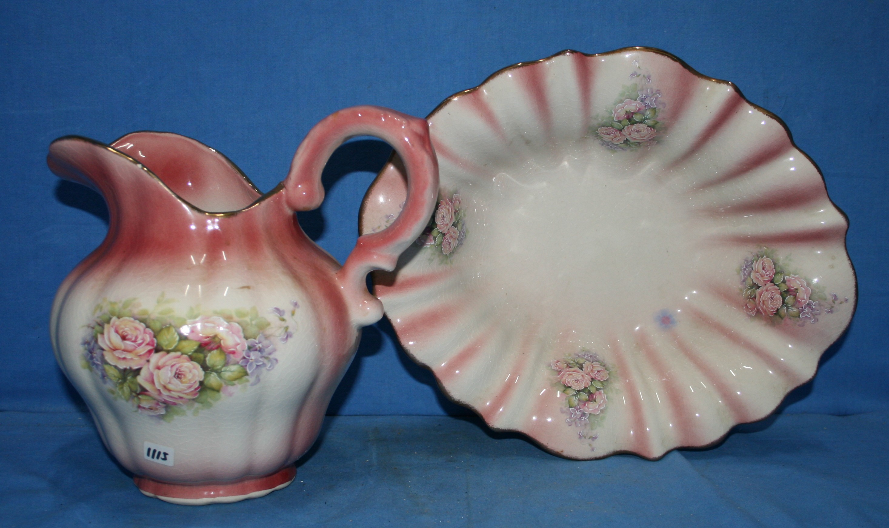 art nr: 1115 vintage waskom van Alpha Omega Staffordshire England