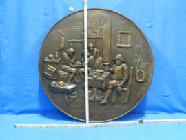 art nr: 703 vintage koperen design bord