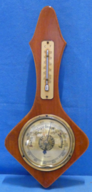 art nr: 1286 vintage weerstation Barometer en thermometer