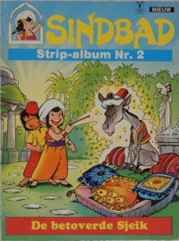 art nr: 676 vintage stripboek van Sindbad, de betoverde sjeik
