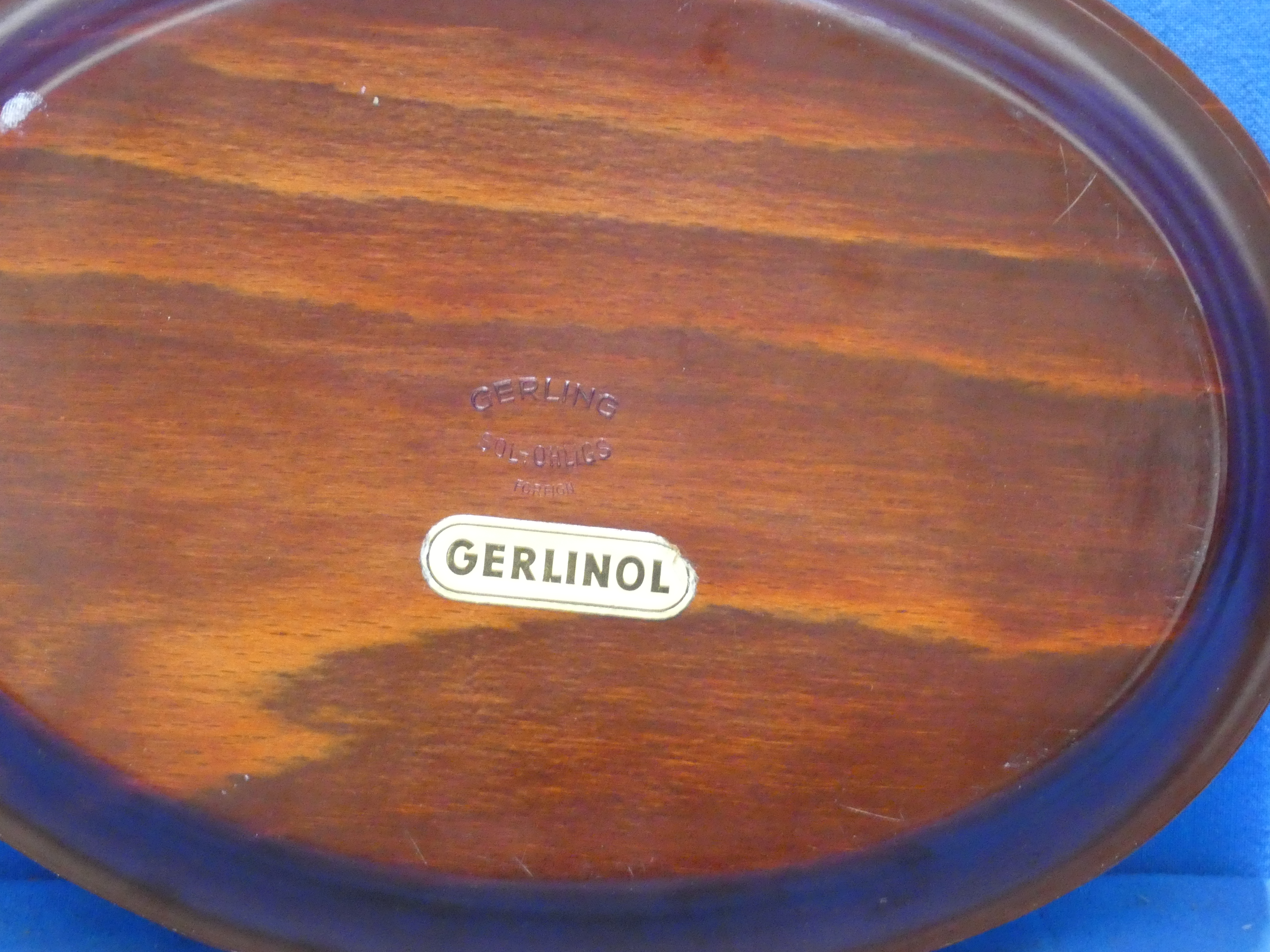 art nr: 1226 vintage 4 dienbladen van Gerling Gerninol