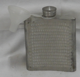 art nr: 984 vintage aluminium drankflacon