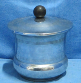 art nr: 766 vintage verzilverd pannetje