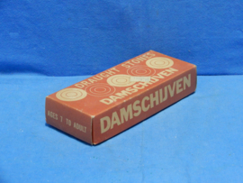 art nr: 1065 vintage doos vol met damschijven