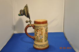 art nr: 110 vintage eendenjacht bierpul