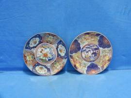 art nr: 1059 antieke Japanse borden set van Imari