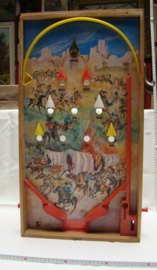 art nr: 303 houten knikker flipperkast