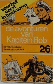 art nr: 1006 vintage boek uit de serie van Kapitein Rob